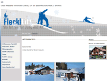 Tablet Screenshot of fleckllift.de